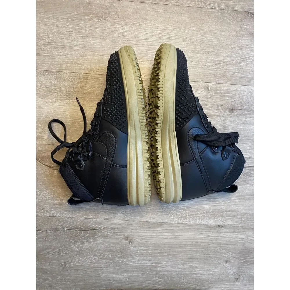 Nike Lunar Force 1 Duckboot Black Neutral Olive DZ5320-001 Men’s Size 9
